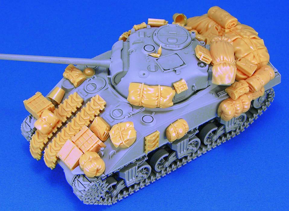 LF4104 Resin Legend 1/48 M4A1 Sherman Tank Stowage and Accessories Set WWII 
